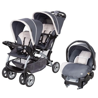 Graco double stroller discount car seat combo