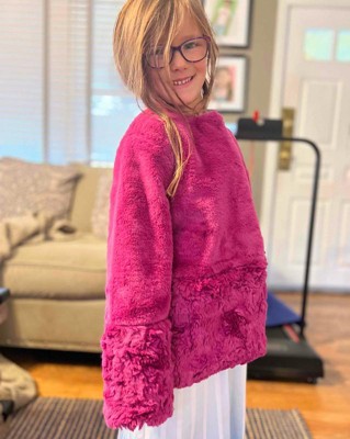 Hot Pink Faux Fur Coat – JUST DREW