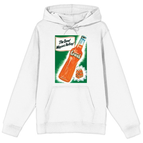 White and store orange hoodie