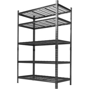 5 Tier Heavy Duty Garage Shelving,Industrial Metal Shelving Units with Adjustable Shelf,for Garage Kitchen Pantry Warehouse - 1 of 4