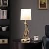 24" Wildlife Old World Antique Capuchin Monkey Polyresin Table Lamp - Ore International: Art Nouveau, Resin Sculpture - 4 of 4