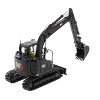 CAT Caterpillar 315 Track Type Hydraulic Excavator Special Black Finish with Operator 1/50 Diecast Model by Diecast Masters - 3 of 4