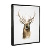 Stupell Industries Deer Portrait WatercolorFloater Canvas Wall Art - 3 of 4