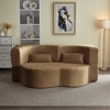 78" Folding Sofa Bed, No Assembly Plush Corduroy Couch with 2 Free Pillows for Living Room - 4 of 4