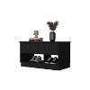 APRILSOUL Tulip Storage Bench with Two Drawers and Two Shelves, Bedroom or Entryway Furniture - 3 of 4