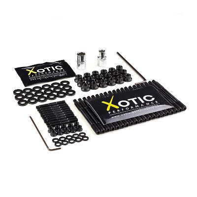 Xotic Head Stud Vehicle Replacement Kit for 2004+ Chevrolet Gen III IV LS 6.0L 5.7L 4.8L 5.3L 6.2L Small Block Cylinder Heads with Studs and Nuts