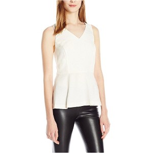 Kensie Womens Peplum Sleeveless Blouse Top - 1 of 2
