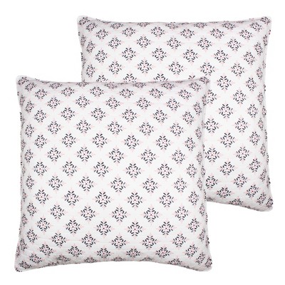 Loretta Medallion Quilted Euro Sham - 2pk - Levtex Home