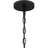 Quoizel Lighting Prescott 3 - Light Chandelier in  Matte Black - 3 of 4