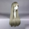 Unique Bargains Women's Wigs 30" Gray with Wig Cap - 3 of 4