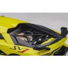 Lamborghini Aventador SVJ Giallo Tenerife / Pearl Yellow 1/18 Model Car by Autoart - 4 of 4