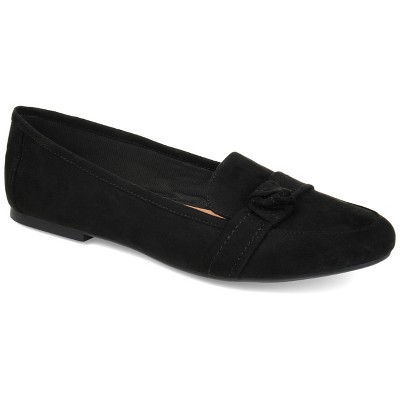 Journee Collection Womens Marci Slip On Round Toe Loafer Flats, Black 7 ...