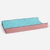 Bacati - Space Multicolor Boys Cotton Blue Stars Changing Pad Cover - 3 of 4