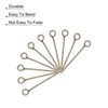 Unique Bargains DIY Craft Necklaces Bracelets Earrings Jewelry Making Iron 21 Gauge Eye Pins 500 Pcs - 4 of 4