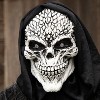Morris Costumes 3.9 ft Animated & Light-Up Hanging Skeletal Reaper in Black Robes - Black - 4 of 4