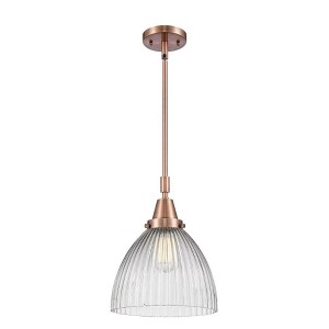 Seneca Falls - 1 Light Stem Hung Mini Pendant In Traditional Style-13.13 Inches Tall and 9.5 Inches Wide - 1 of 1