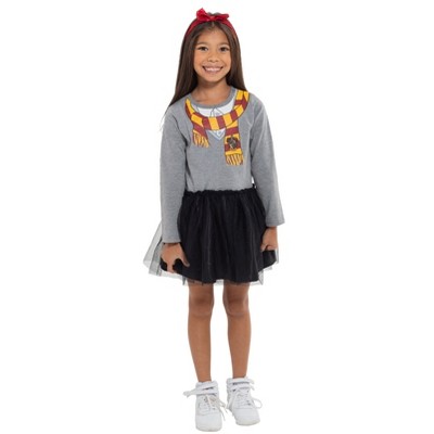 Harry Potter Gryffindor Hermione Girls Cosplay Dress and Headband Toddler