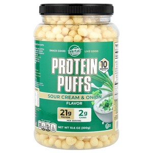 Twin Peaks Protein Puffs, Sour Cream & Onion, 10.6 oz (300 g) - 1 of 3