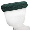 Waterford Tufted Bath Rug, Extra Soft and Absorbent, Non-Slip Bath Mats, Machine Washable bath rugs for Bathroom, 10x22 Tank Lid Cover, Bottle Green - 2 of 4
