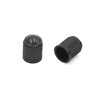 Unique Bargains 30Pcs Black Plastic Tire Air Valve Stem Caps Tyre Wheel Rims Dust Cover for Car - image 4 of 4