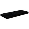 Aghana Digitals 2-Piece Floating Wall Shelves, High-Gloss Black MDF, 15.4 lbs Capacity, Modern - 4 of 4