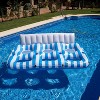 Zone Tech Inflatable Pool Float - 3 Person Tanning Pool Float Lounger Chair with Handles, Cup and Phone Holder for Outdoor, Beach, Swimming Pool, Lake - 2 of 4
