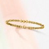 Ross-Simons 18kt Gold Over Sterling Byzantine and 5mm Bead Station Bracelet - 3 of 4
