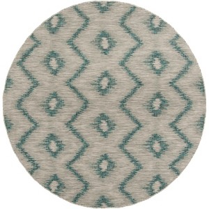 Courtyard CY8463 UV & Stain Resistant Non-Shedding Power Loomed Indoor/Outdoor Rugs - Safavieh - 1 of 3