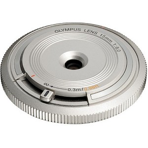Olympus 15mm f/8.0 Body Cap Lens (Silver) - 1 of 3