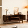 GDFStudio Dalton Mid Century Modern Wood TV Stand - 2 of 4