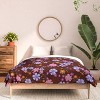 Deny Designs Full/Queen Schatzi Brown Macy Floral Autumn Comforter and Pillow Sham - 3 of 4