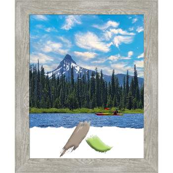 Amanti Art Dove Narrow Greywash Picture Frame
