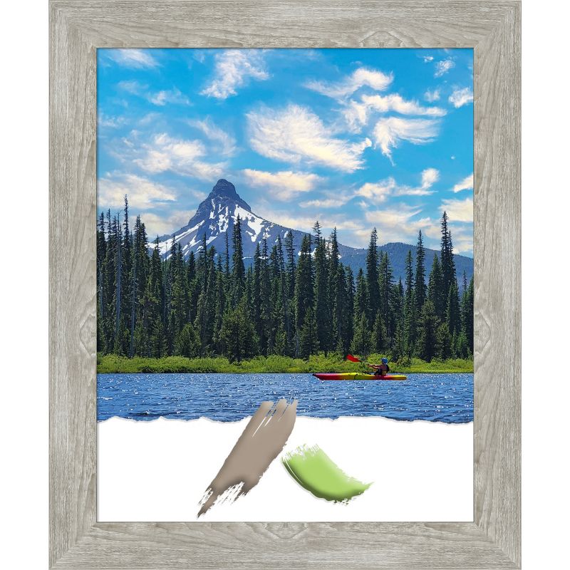 Amanti Art Dove Narrow Greywash Picture Frame, 1 of 10