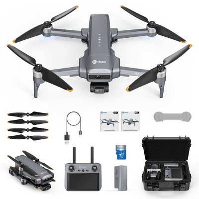 Contixo F33 Vortex 4K GPS Drone with 2-Axis Gimbal, 6KM Range, 40-Min Flight, 5.5" HD Screen & Brushless Motor