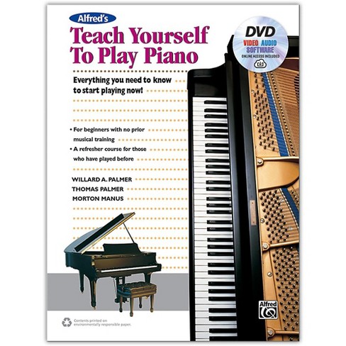 Alfred Alfred S Teach Yourself To Play Piano Book Dvd Online Audio Video Software Target