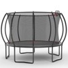 Okak 12/14/16FT Pumpkin Shape Outdoor Trampoline with UV-Protection, Toddler Trampoline with Protective Net and Galvanized Legs for Garden, Patio - 2 of 4