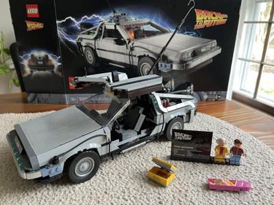 LEGO Icons 10300 Back to the Future Time Machine DeLorean Car Set