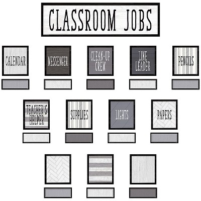 Teacher Created Resources Modern Farmhouse Classroom Jobs Mini Bulletin Board Set 49 Piece Set