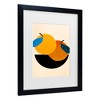 Trademark Fine Art - Kubistika  Two Oranges Matted Framed Art - 3 of 4