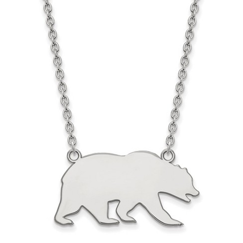 Black Bow Jewelry Sterling Silver California Berkeley Golden Bears NCAA Necklace 18 Inch - image 1 of 3