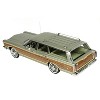 1967 Ford Country Squire Wagon Lime Gold Metallic with Woodgrain Sides and Green Interior 1/43 Model Car by Goldvarg Collection - 3 of 4