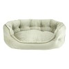 Arlee Home & Pet Cozy Orthopedic Eco-Friendly Durable Dog Bolster Bed - Cobblestone - L - 2 of 4