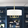 Livex Lighting Meridian 4 - Light Pendant in  Satin Brass - 3 of 4