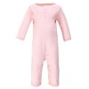 Hudson Baby Infant Girl Cotton Coveralls 3pk, Glitter Unicorn - 3 of 4