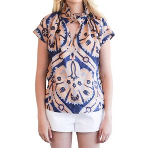 Women's Vicki Short Sleeve Top - Never a Wallflower - 1 of 4