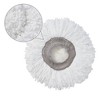 True & Tidy Round Mop Pad Replacement Set for Spray-360 Clean Everywhere Spray Mop Kit - 2pc - 3 of 4