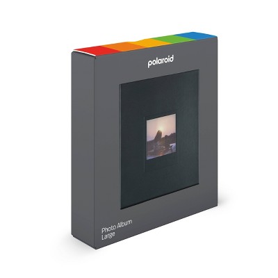 Large Black Rectangular Photo Album with Display Frame