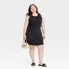 Women's Mini Sheath Dress - A New Day™ Black - 3 of 3