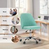 CAVINAS Armless Home Office Desk Chair with Wheels, Adjustable Swivel Task Chair, Ergonomic Office Chair, Computer Chair Vanity Chair - 2 of 4