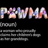 Women's Design By Humans Grandmother Loves Grandogs Pawma By littlesenh1 Racerback Tank Top - 2 of 2